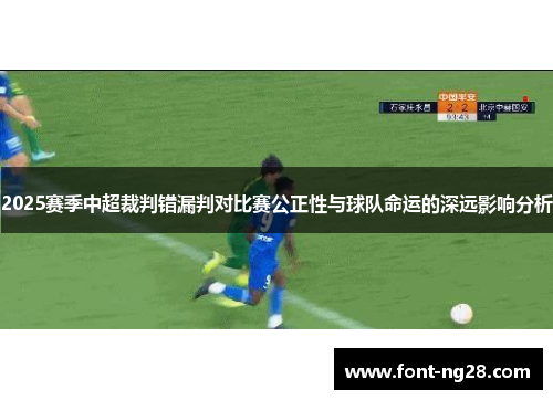 2025赛季中超裁判错漏判对比赛公正性与球队命运的深远影响分析